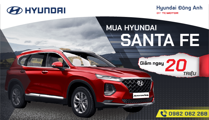 KHUYẾN MẠI SANTAFE 20 TRIỆU-THÁNG 4/2020