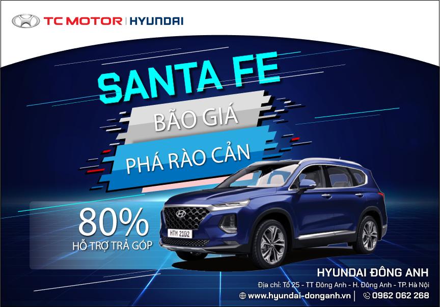 TRƯNG BÀY XE - HYUNDAI SANTAFE 