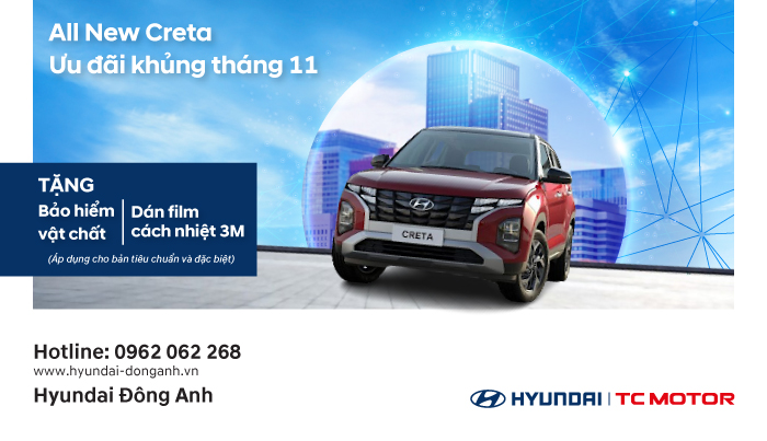 ALL NEW CRETA – ƯU ĐÃI KHỦNG THÁNG 11