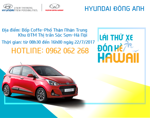 Lái thử xe đón hè Hawaii