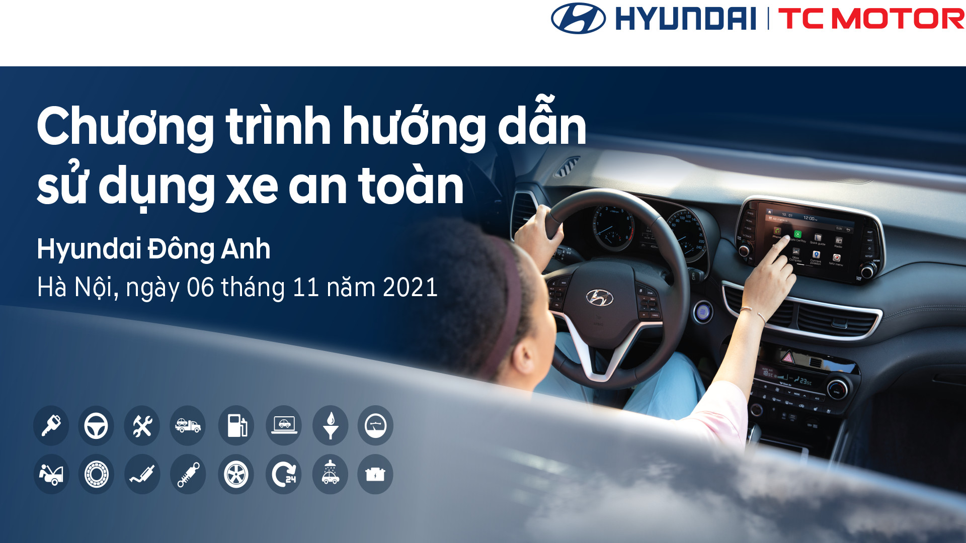 CHƯƠNG TRÌNH HƯỚNG DẪN SỬ DỤNG XE AN TOÀN ONLINE - THÁNG 11/2021