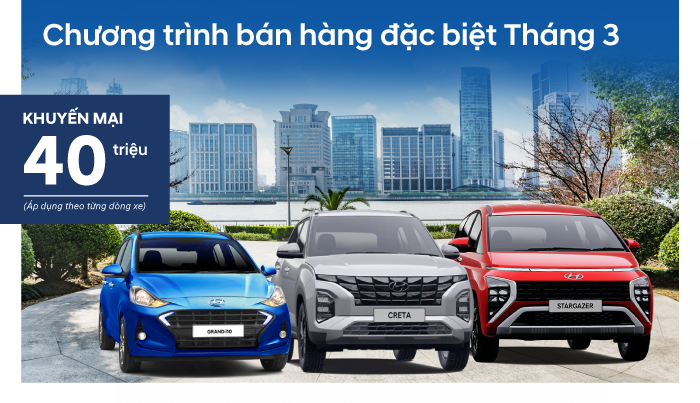 Khuyến mại bán hàng đặc biệt tháng 3