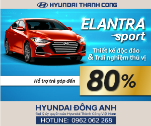 ELANTRA SPORT-HỖ TRỢ TRẢ GÓP  ĐẾN 80%