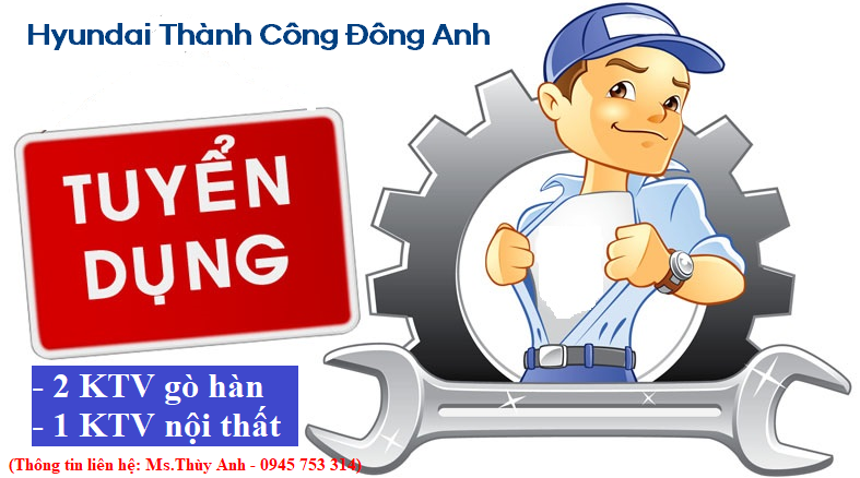 TUYỂN DỤNG KỸ THUẬT VIÊN GÒ HÀN & NỘI THẤT